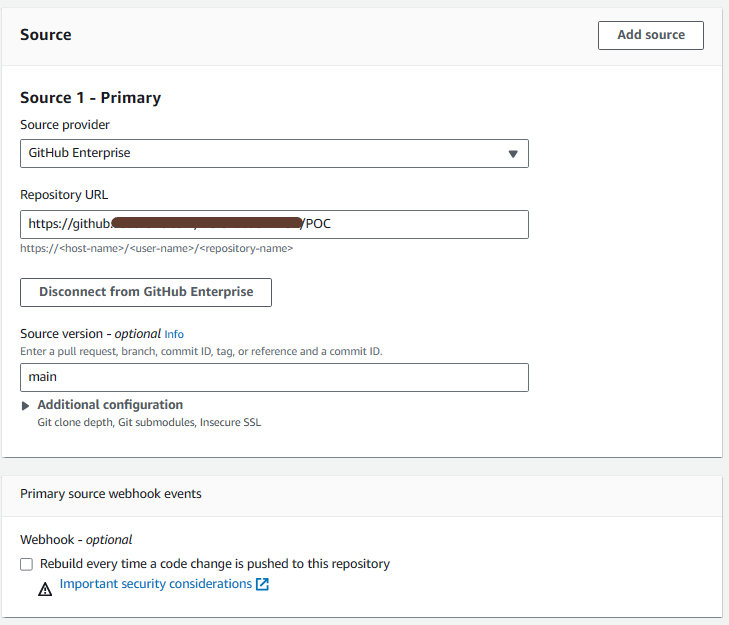 Create and configure AWS CodeBuild